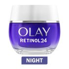 Olay Retinol 24 Night Cream Face Moisturiser Anti Ageing Skincare Smooths Renews 50ml