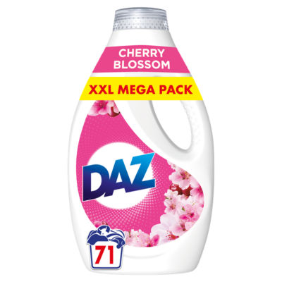 Daz Liquid Laundry Detergent  2.343ML 71 Washes, Cherry Blossom