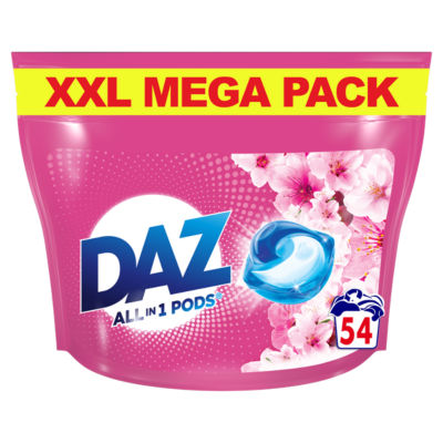 Daz ALL in 1 PODS® Washing Capsules Cherry Blossom 54 Washes