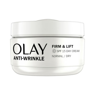 Olay Anti-Wrinkle Firm & Lift Day Cream With SPF15, For Fine Lines & Wrinkles,50ml