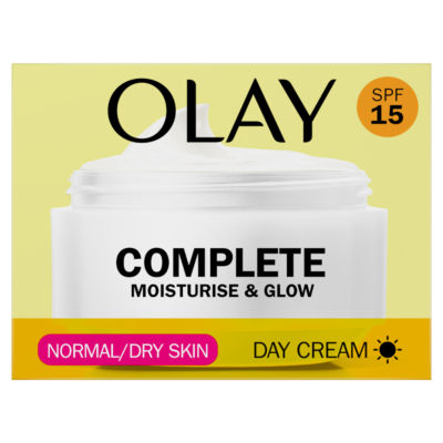 Olay Complete Moisturise & Glow Day Cream With SPF15, For Healthy Glowing Skin,50ml