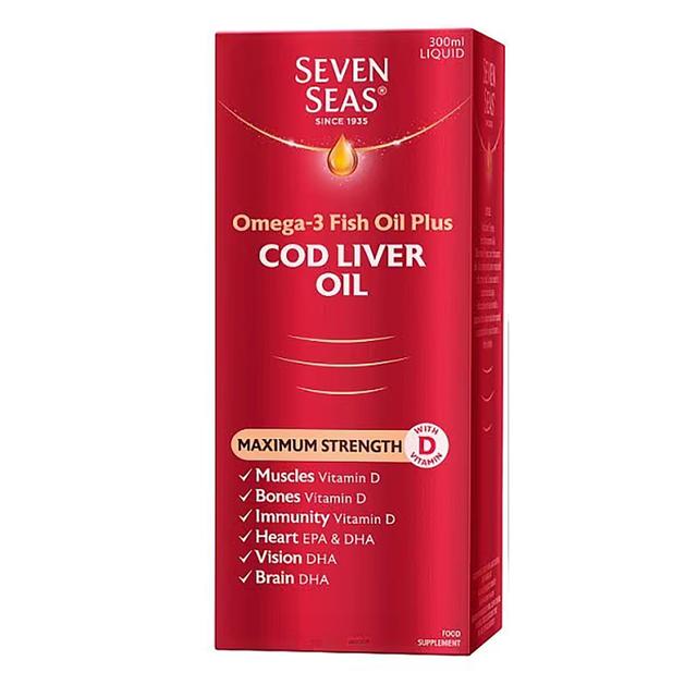 Seven Seas Cod Liver Oil Max Strength Liquid 100ml