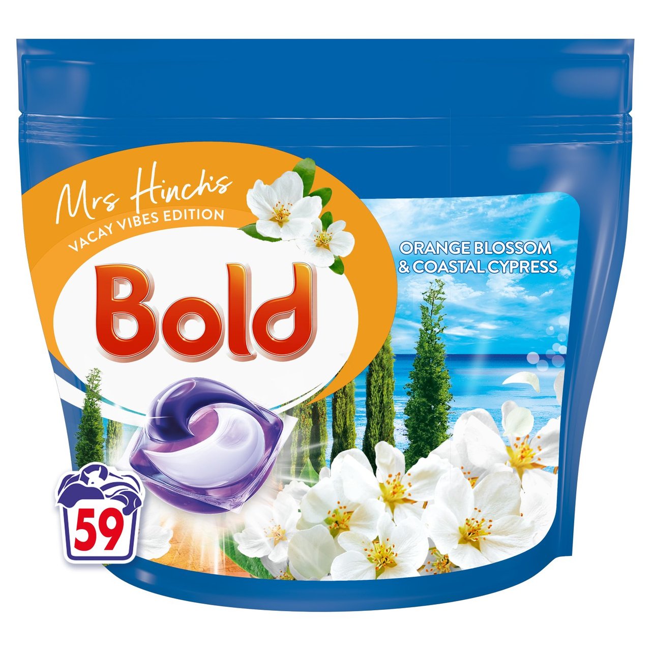 Bold 2 In 1 Orange Blossom Pods Washing Capsules 59 Washes Mrs Hinch