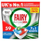 Fairy Platinum Plus Deep Clean Dishwasher Tablets x59