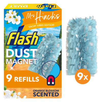 Flash Duster Dust Magnet Trap & Lock Scented Refills Mrs Hinch, Limited Edition x9