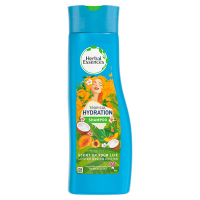 Herbal Essences TROPICAL HYDRATION Shampoo 400ml. Moisturises Dry Damaged Hair