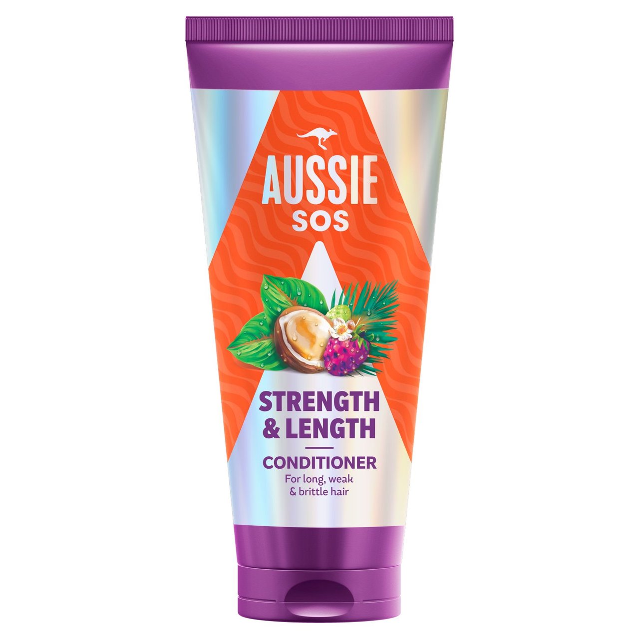 Aussie Sos Strength & Length Conditioner For Long Weak Brittle Hair 200ml