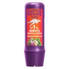 Aussie SOS 1 Minute Miracle Repair Rescue Mask 250ml to Deeply Nourish Dry, Damaged Hair