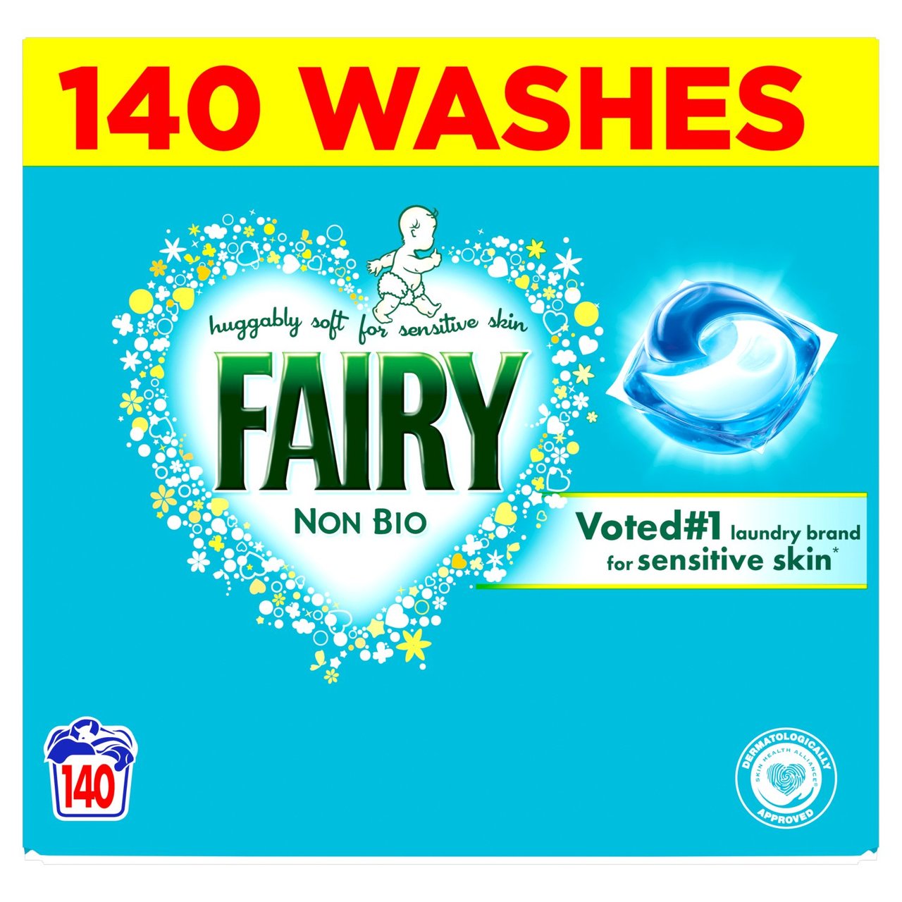 Fairy Non Bio Pods Washing Capsules 140 Washes