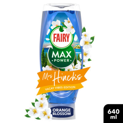 Fairy Max Power Mrs Hinch Washing Up Liquid, Limited Edition 640ml