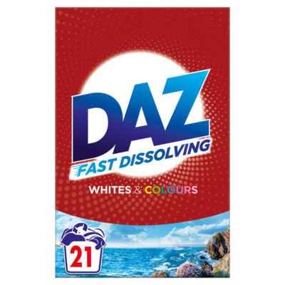 Daz Washing Powder 1.05 kg 21 Washes, Whites & Colours