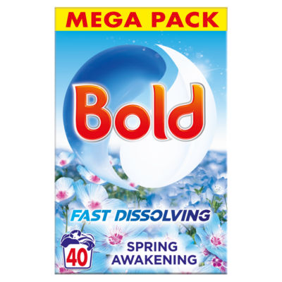 Bold Washing Powder 2kg, 40 Washes, Spring Awakening