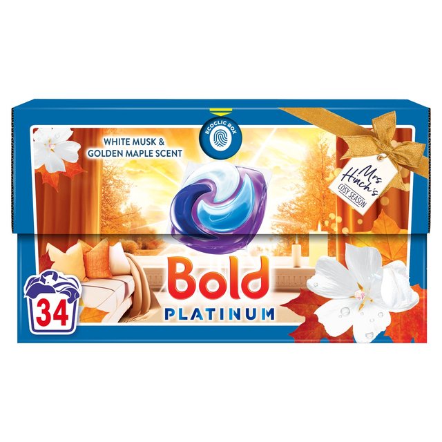 Bold Mrs Hinch Cosy Season Platinum Liquid Pods  34 per pack