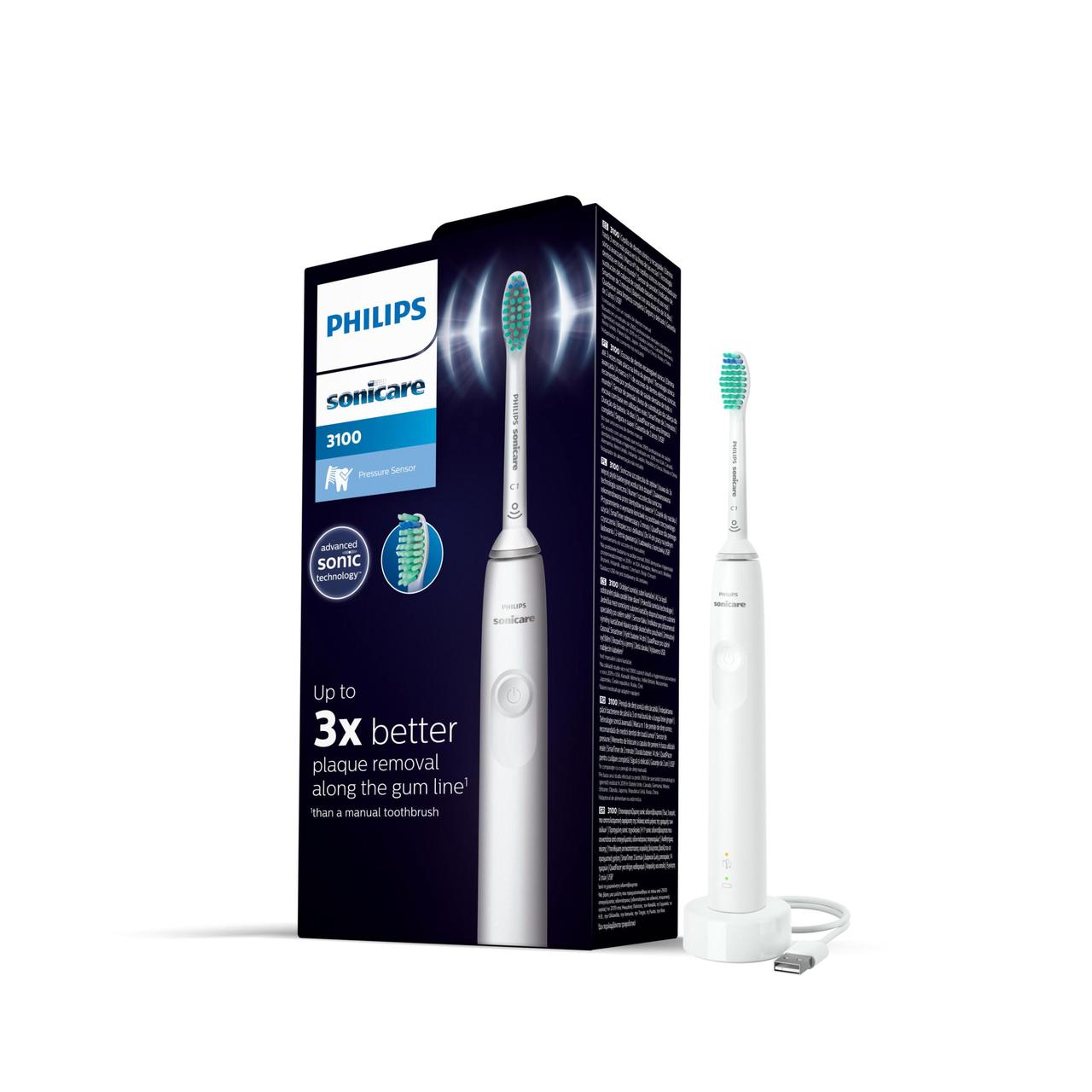 Philips Sonicare Series 3100 White Electric Toothbrush