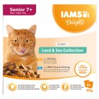 IAMS Delights Land & Sea Collection In Gravy Senior 7+ Years 8x85g