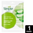 Simple Kind to Skin Sheet Mask De-Stress x1