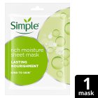 Simple Rich Moisture Sheet Mask 21ml