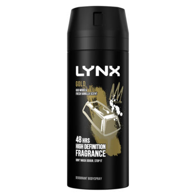 Lynx Gold Body Spray Deodorant For Men 150ml