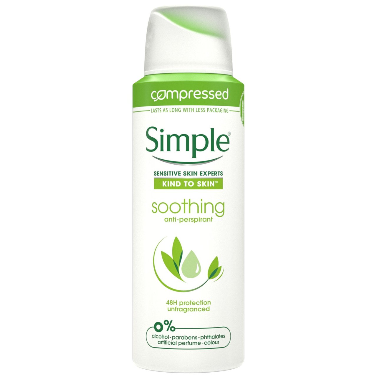 Simple Soothing Anti-perspirant Deodorant Aerosol