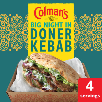 Colman's Big Night In Recipe Mix Doner Kebab 38 g 4 servings