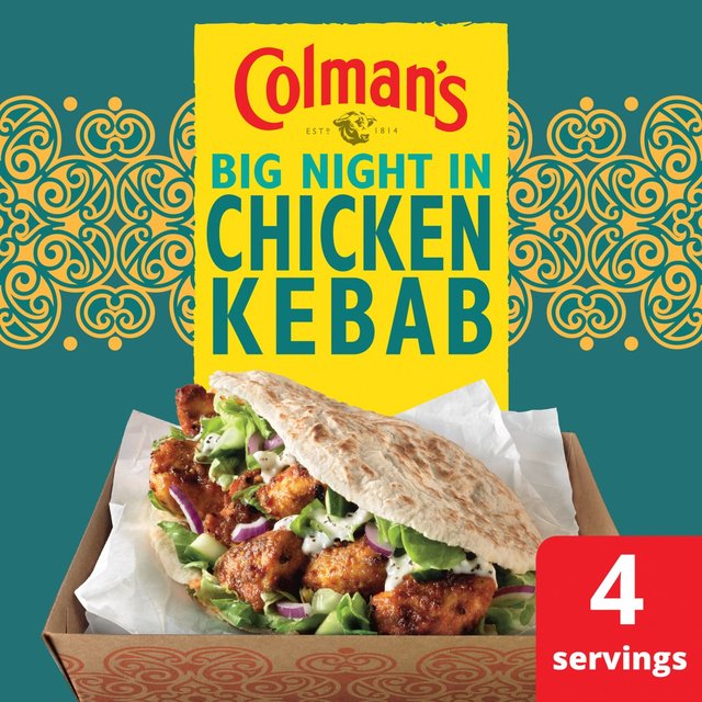 Colman's Big Night In Chicken Kebab 30g