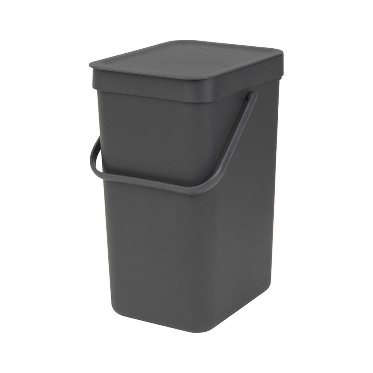 Brabantia Sort & Go Waste Bin  Grey 12L 