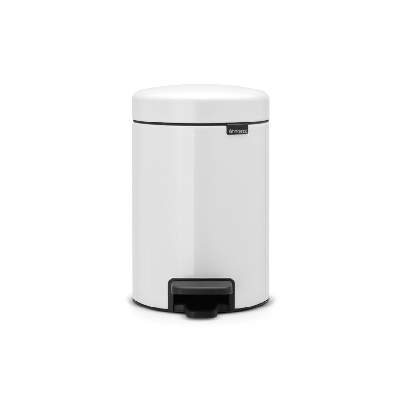 Brabantia Pedal Bin, White 3L 