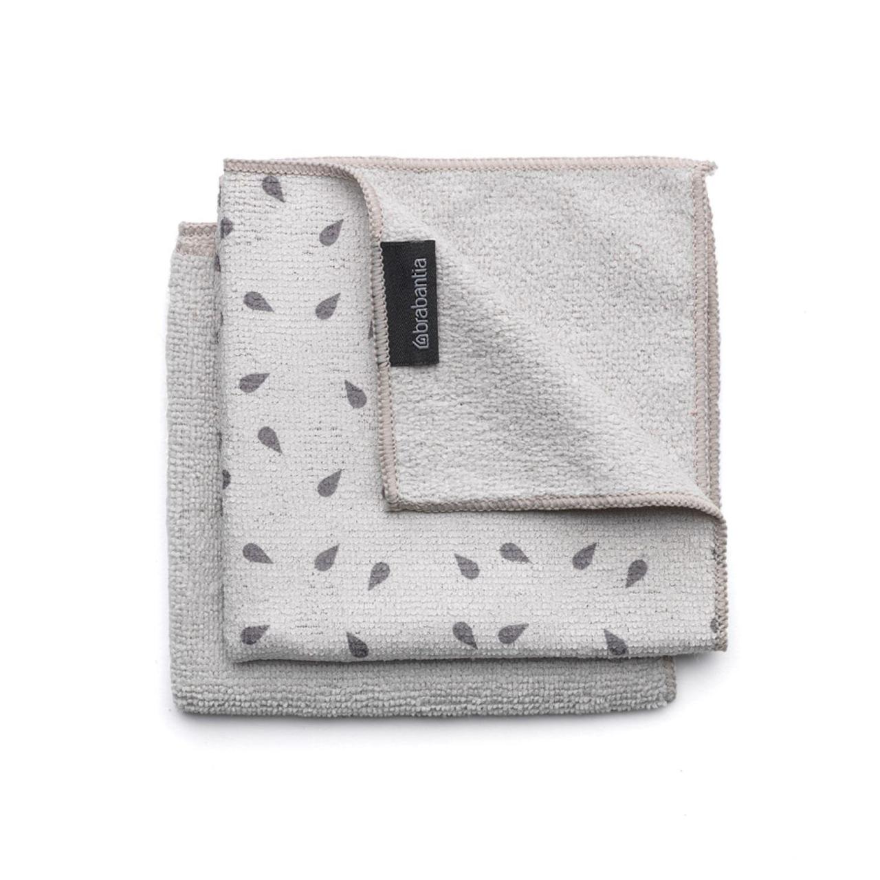 Brabantia Microfibre Light Grey Dish Cloths  