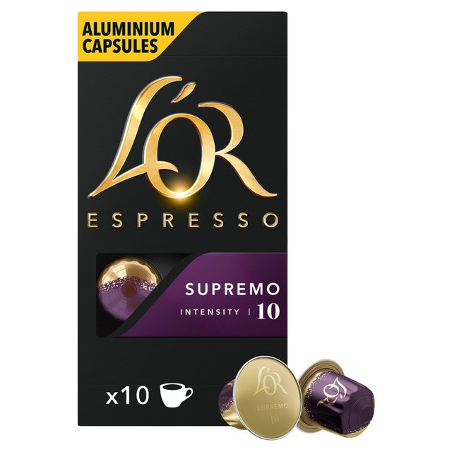 L'OR Espresso Supremo Intensity 10 Coffee Capsules