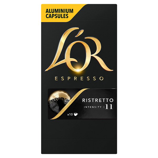 L'OR Espresso Ristretto Coffee Pods x10 Intensity 11 52g