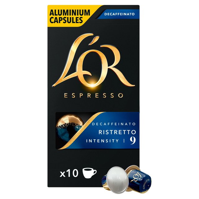 L'OR Ristretto Decaf Coffee Pods x10 Intensity 9