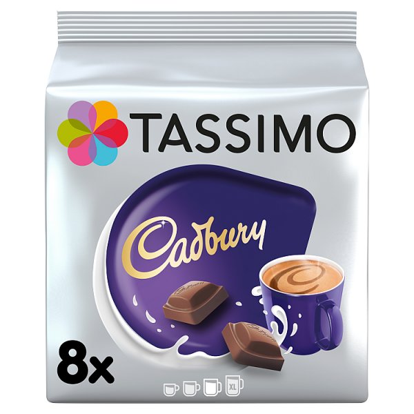 Tassimo Cadbury Hot Chocolate Pods x8 240g