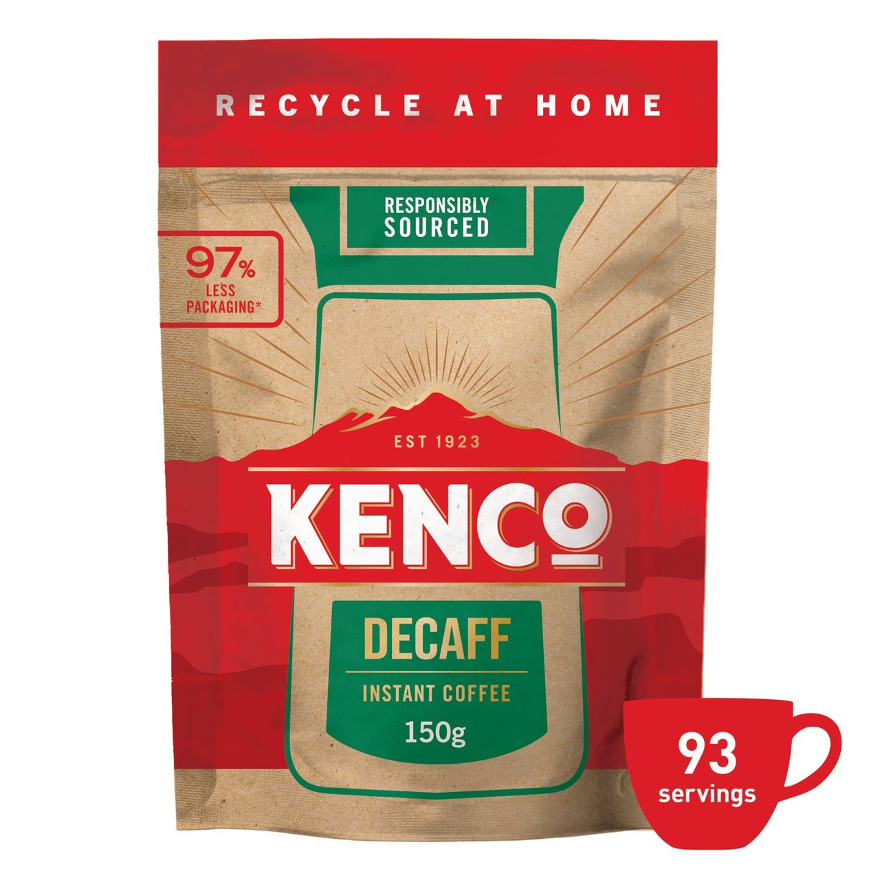 Kenco Decaff Instant Coffee Paper Refill