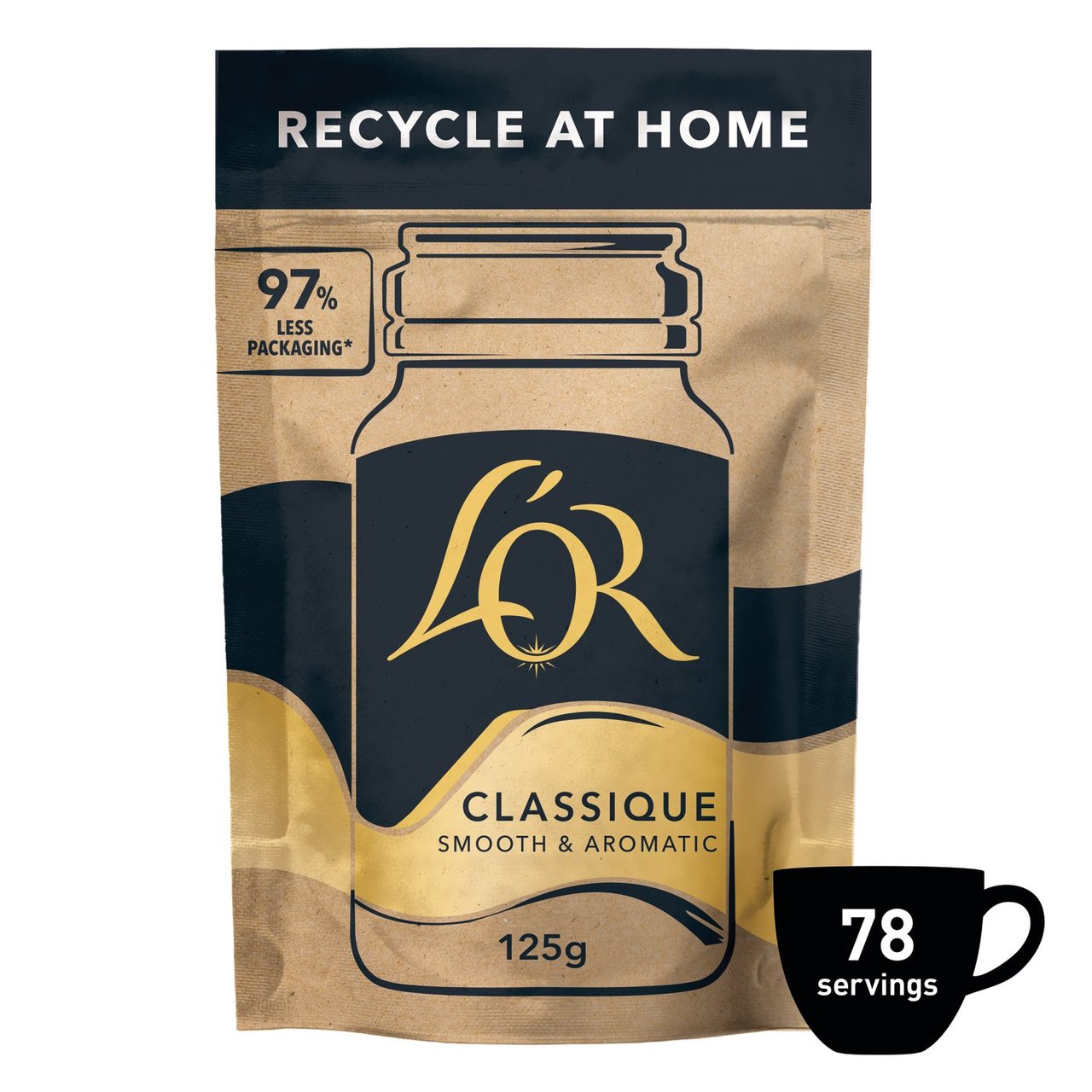 L’OR Classique Instant Coffee Refill 125g