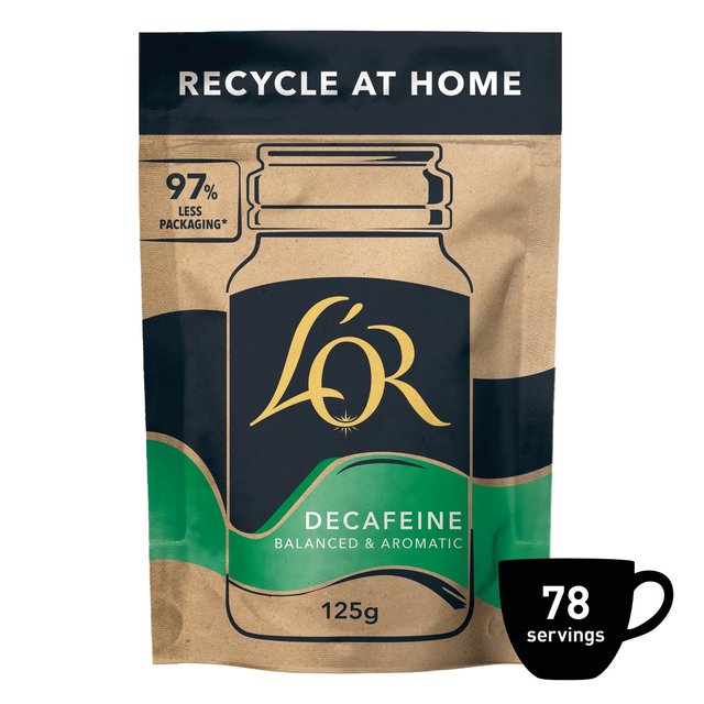 L'OR Decaf Paper Refill 125g