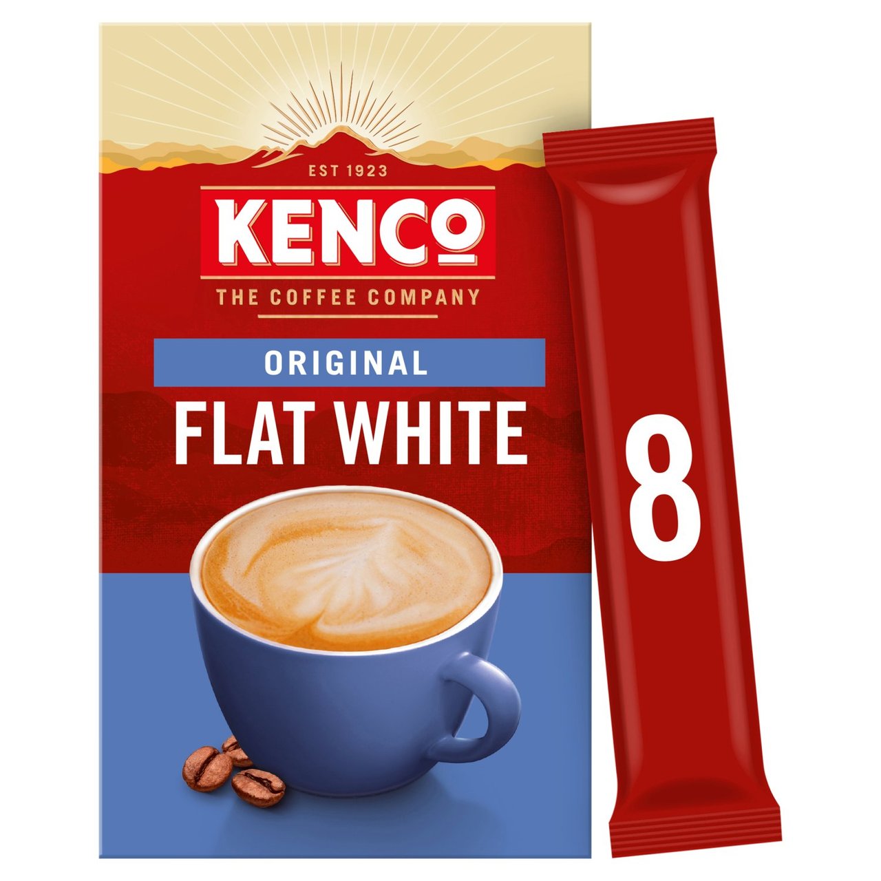 Kenco Flat White Instant Coffee Sachets  118.4g