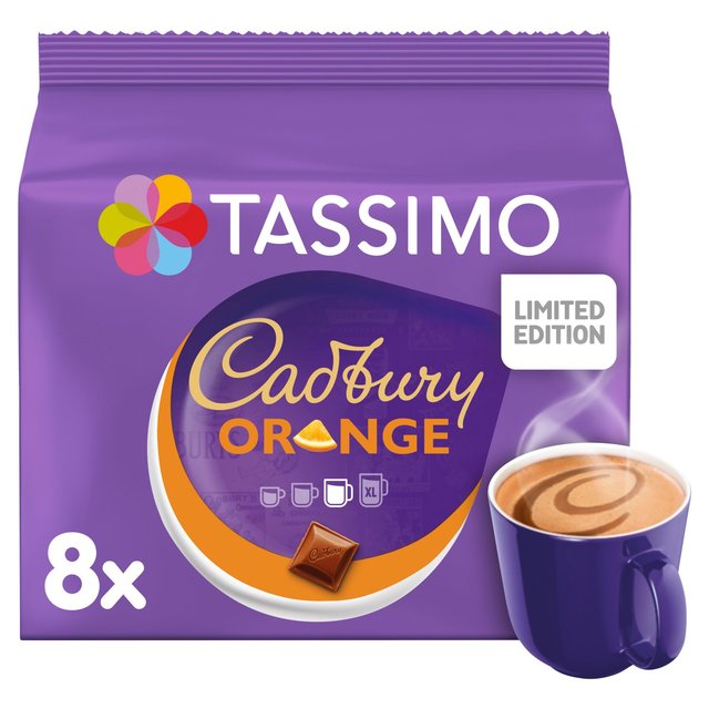 Tassimo Cadbury Orange Hot Chocolate Pods x8 240g