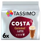 Tassimo Costa Caramel Latte Coffee Pods x 6