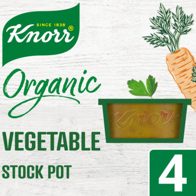 Knorr 4 Organic Vegetable Stock Pot