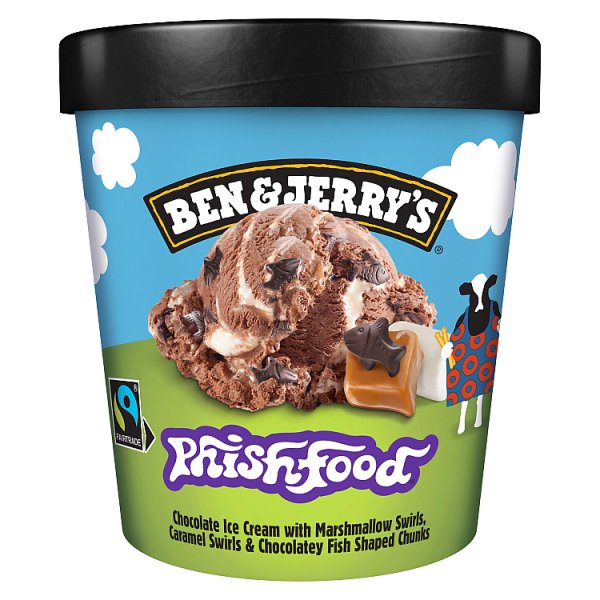 Ben & Jerry's Phish Food Chocolate Ice Cream Tub 465ml