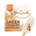 Guuud Salted Caramel Greek Yoghurt Ice Cream Lollies 4x80ml