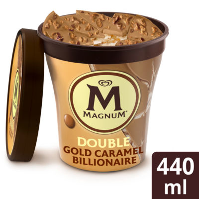 Magnum Double Gold Caramel Ice Cream Tub