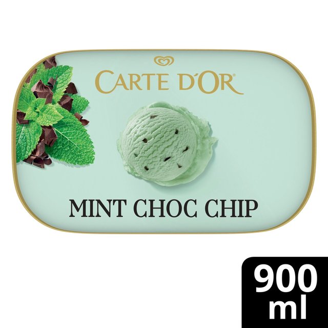 Carte D'or Refreshing Mint Choc Chip Ice Cream Dessert Tub