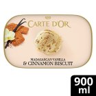 Carte D'Or Vanilla & Cinnamon Biscuit Ice Cream  900ml