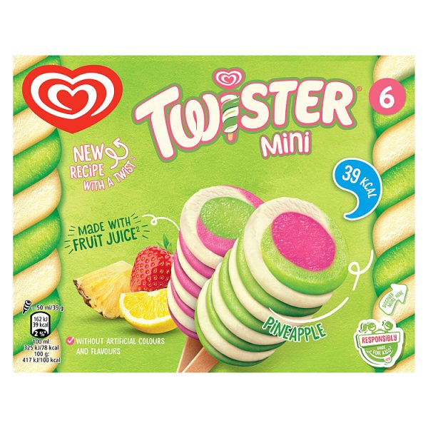 Wall's Ice Lolly Mini Pineapple 6x 50 ml