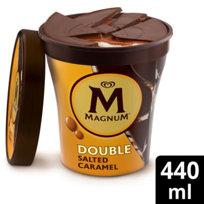 Magnum Ice Cream Tub Double Salted Caramel 440 ml