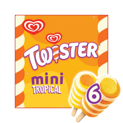 Wall's Twister Ice Lolly Mini Tropical 6x 50 ml