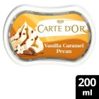 Carte D'or Mini Indulgence Ice Cream Dessert Vanilla Caramel Pecan 200ml