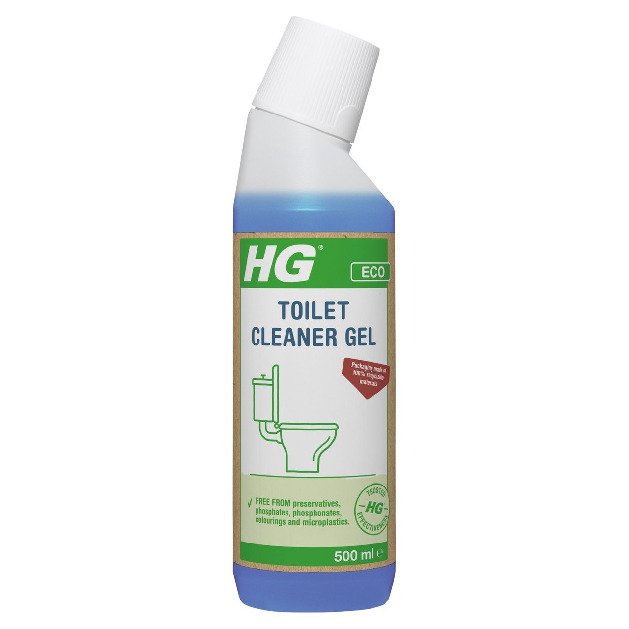 HG ECO toilet cleaner gel