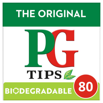 PG Tips 80 Original Black Tea Bags 232g